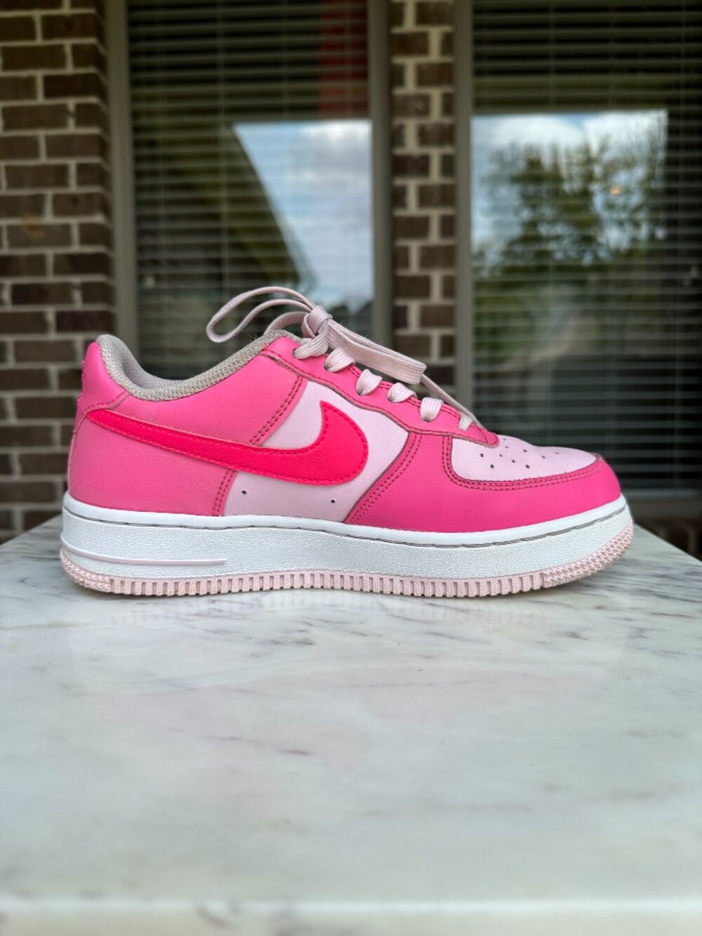 Air Force 1 Big Girls Pinksicle Hyper Pink IO7454 684 Women's Size 5.5 Yth4 EU36